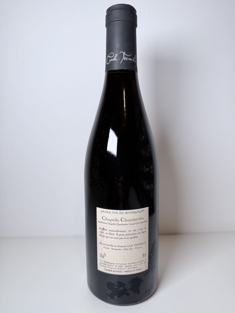 Chapelle-Chambertin Grand Cru 2011 Cécile Tremblay