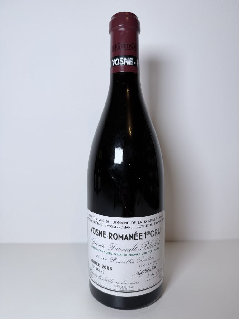 Vosne-Romanée 1er Cru Cuvée Duvault-Blochet 2006 Domaine de la Romanée-Conti