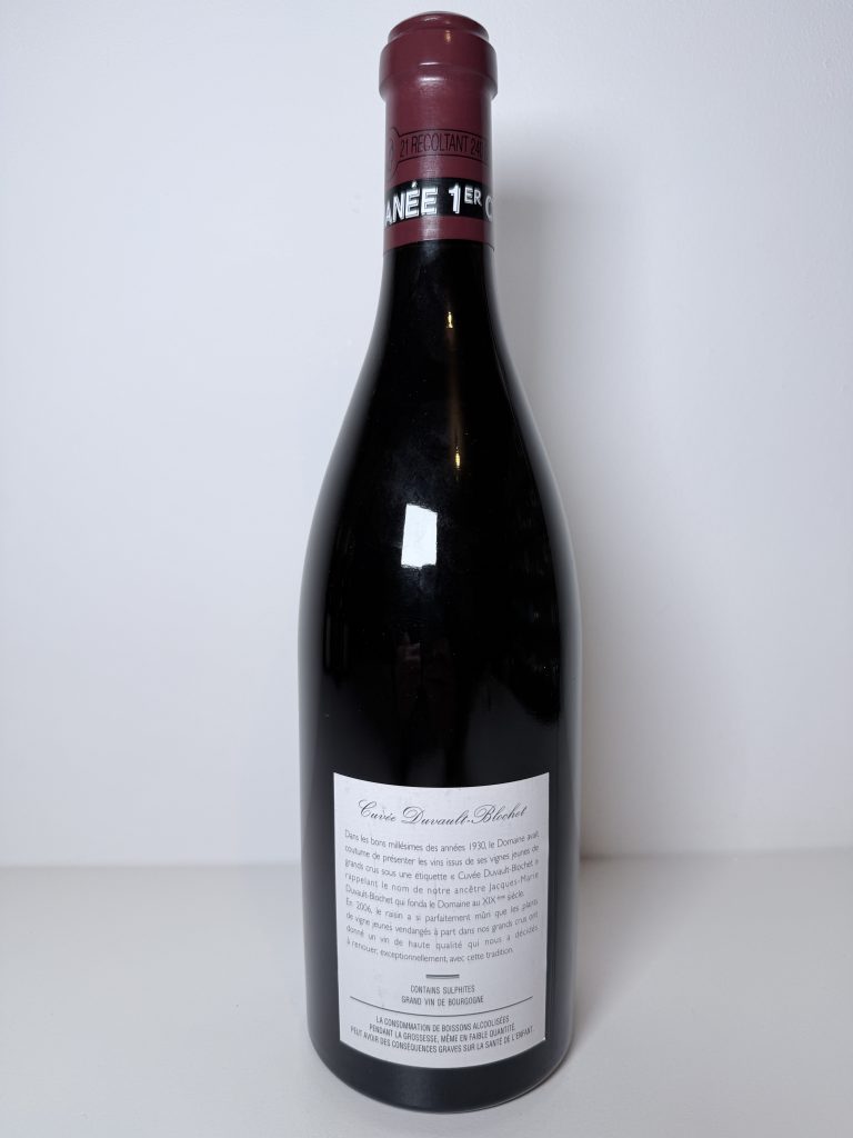 Vosne-Romanée 1er Cru Cuvée Duvault-Blochet 2006 Domaine de la Romanée-Conti
